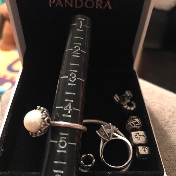 Pandora Ring Pearl Everlasting Grace 4.5 - Picture 2 of 4